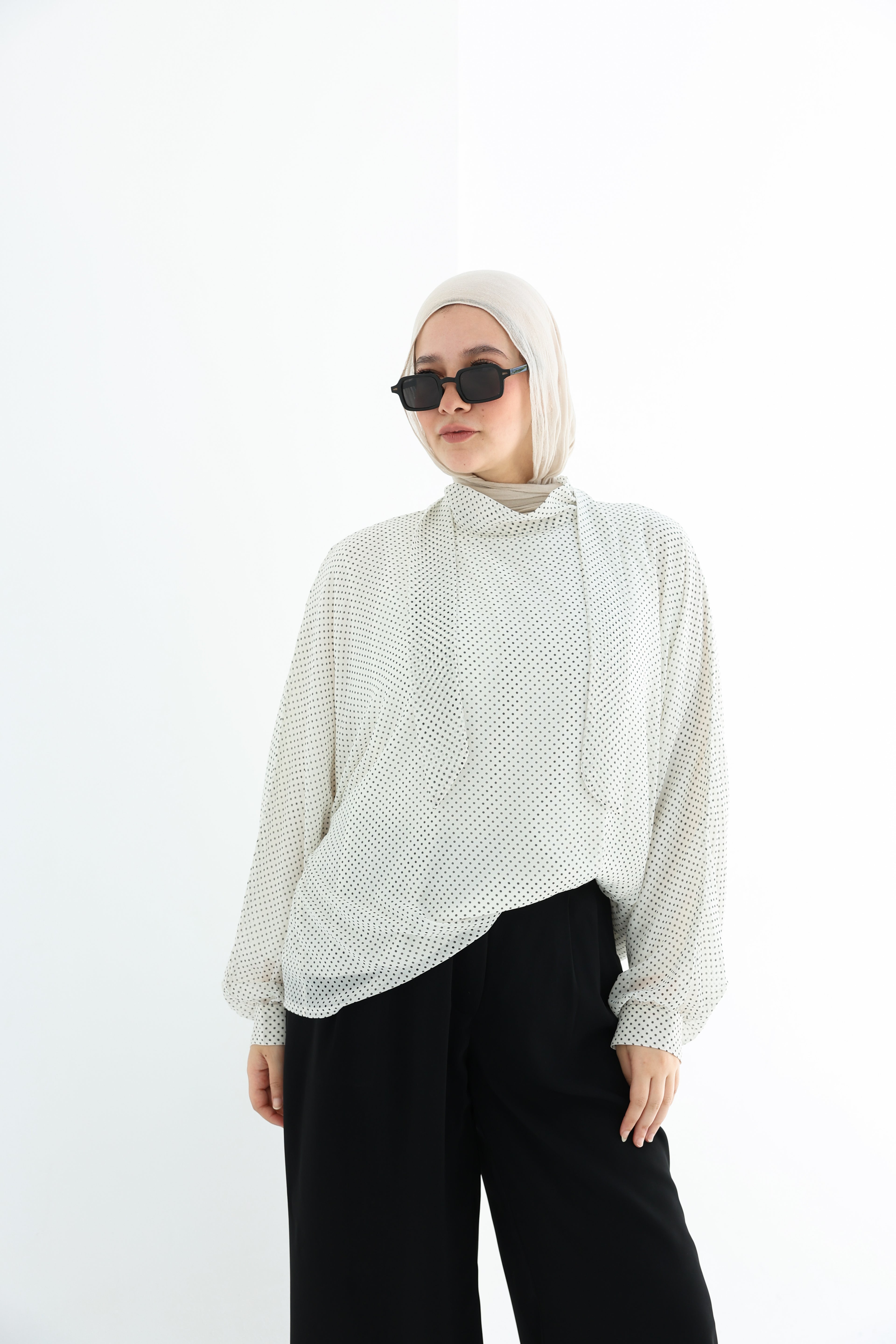 Polka - dots Blouse