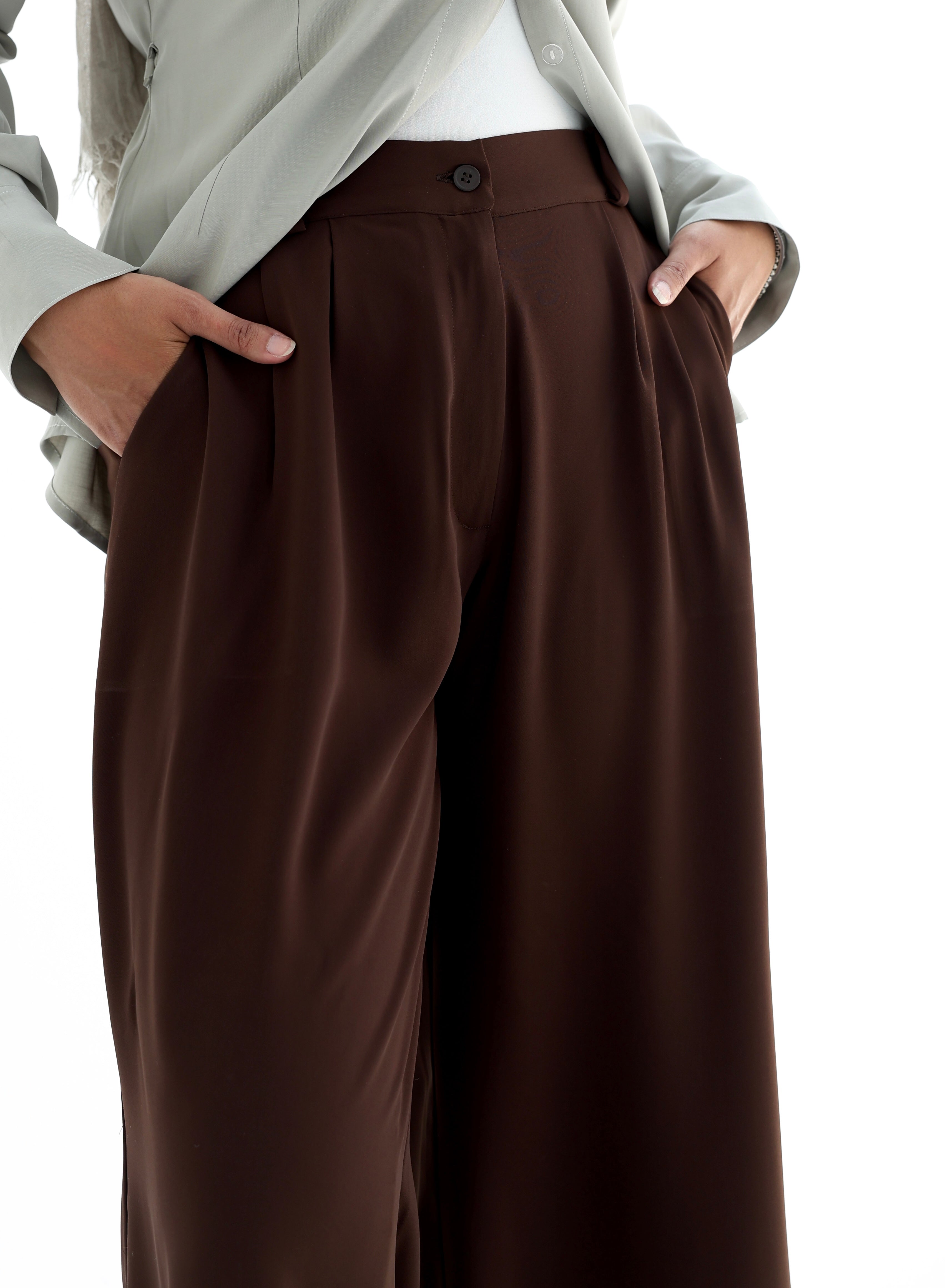 Wide - leg pants