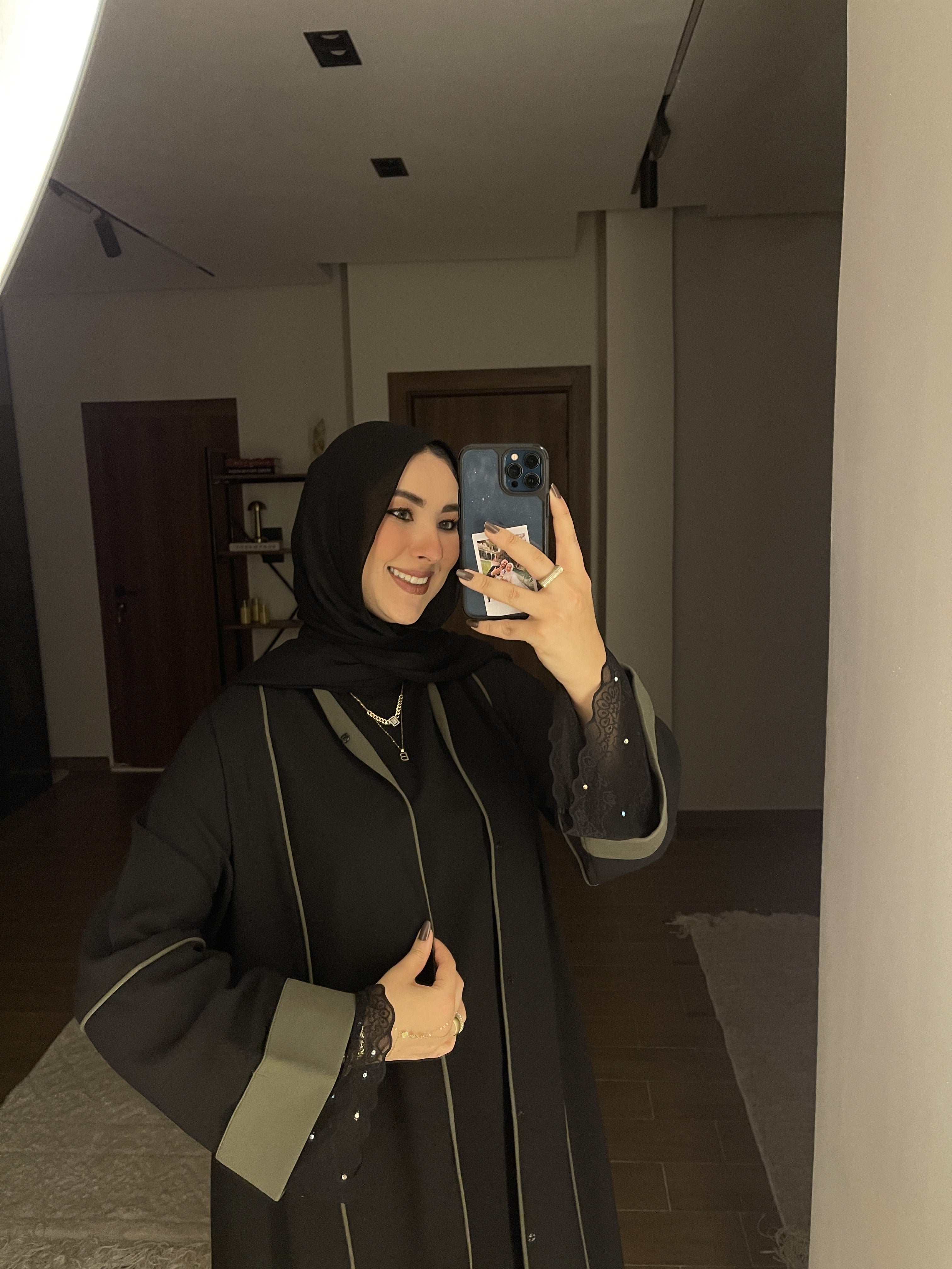 Olive Lace Abaya